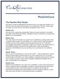 peaceful mind recipe image